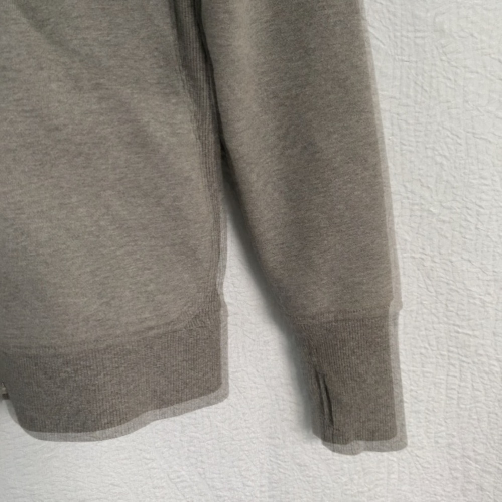 Lululemon Asymmetrical Gray Zip-Up Scuba Jacket - Picture 6 of 11
